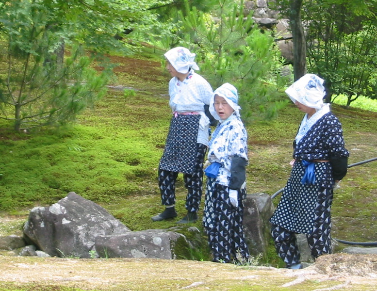 Kinkakuji Garden Ladies