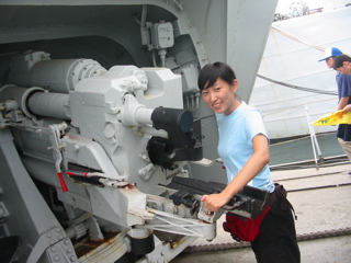 Sayaka On Warship