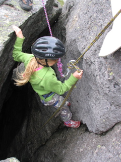 Frida on her way down
